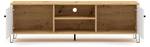 Meuble tv BILBAO RTV183 2D Beige - Blanc