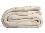 WARM PLAID  PERLWEISS Weiß - Textil - 1 x 130 x 170 cm