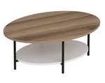 Table basse Fredericia ovale Marron - Bois manufacturé - 90 x 36 x 60 cm