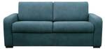 Schlafsofa BEVIS Blau - Textil - 96 x 88 x 218 cm