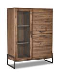 Maro Sideboard Braun - Massivholz - 100 x 130 x 40 cm