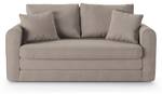 ausklappbares Sofa LIDO 2 Sitzplätze Beige