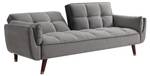 Schlafsofa GULCAN Grau - Textil - 90 x 82 x 211 cm