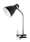 Anstecklampe Study Schwarz - Metall - 12 x 34 x 12 cm