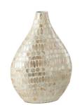 Vase Alpha Beige - Holzwerkstoff - Rattan - 17 x 42 x 29 cm