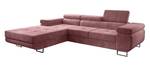 Ecksofa Zante mit Schlaffunktion MH63 Pink