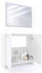 Salle de bain Kiko blanc (2 éléments) 45 x 2 cm