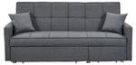 Schlafsofa CANETTI Grau - Textil - 86 x 98 x 206 cm