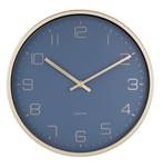 Wanduhr Gold Elegance Blau