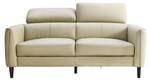 Sofa SALVI Beige - Echtleder - 107 x 77 x 177 cm