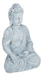 Statue bouddha assis 40 cm Gris