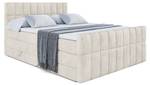 Boxspringbett MIAMI-Z KING Beige - Breite: 120 cm