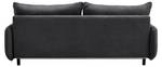 Schlafsofa OLIVER Grau - Massivholz - Textil - 220 x 74 x 93 cm