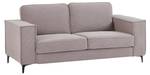 Sofa OLMEDA Grau - Textil - 86 x 88 x 219 cm