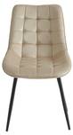 Schalenstuhl OLLUA 2er-Set Beige - Textil - 60 x 87 x 49 cm