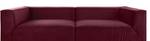 BIG CUBE Sofa Rot - Textil - Holz teilmassiv - 300 x 66 x 122 cm