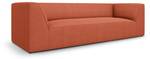 Sofa RUBY 3 Sitzplätze Hochglanz Rot