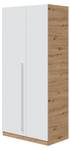 Kleiderschrank 2 Türen Daabec Beige - Holz teilmassiv - 52 x 200 x 90 cm