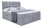 Boxspringbett BRUGO Grau - Breite: 140 cm - H4