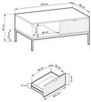 Table basse AVON CT104 Vert