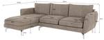 Modernes Ecksofa Avanti Beige - Armlehne beidseitig montierbar - Ecke davorstehend links