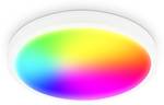 WiF Bluetooth RGB Deckenleuchte BKL1585 Weiß - Kunststoff - 27 x 6 x 27 cm