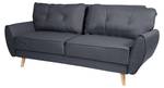 3er-Sofa J19 Anthrazit