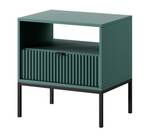 Table de chevet LABRADOR AVON S54 Noir - Vert émeraude