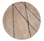 Tapis Ronde Cleo Blanc - Textile - 200 x 1 x 200 cm