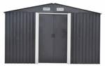 Schrebergartenhaus MANSO Grau - Metall - 377 x 202 x 312 cm