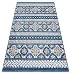 Tapis Structurel Botanic 65252 Boho Bleu - Matière plastique - Textile - 157 x 1 x 220 cm