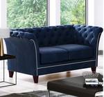 Sonya 2-Sitzer Chesterfield Sofa Nachtblau