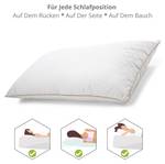 Daunenkissen LUXURY BEDDING, Baumwolle Weiß - Textil - 50 x 18 x 70 cm