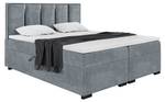 Boxspringbett Antonio Black Grau - 180 x 214 cm - H3