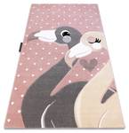 Tapis Petit Flamingos CŒurs Ros 140 x 190 cm