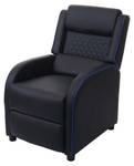 Relaxsessel J27 Schwarz - Blau