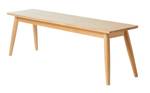 Banc design Kiyo Marron - En partie en bois massif - 150 x 45 x 35 cm