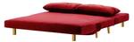 3-Sitzer Ausklappbares Sofa Flic Rot