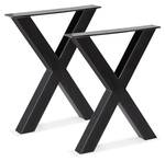 Pied De Table SION Noir - Métal - 10 x 73 x 65 cm