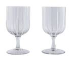 Verre - Lot de 2 blanc Blanc