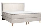 Boxspringbett Calma Premium Beige - Breite: 200 cm