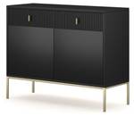 Sideboard MAGGIORE SB104 2D2D Schwarz - Gold