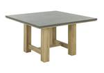 Table carrée Marron - Bois manufacturé - 140 x 77 x 140 cm