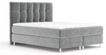 Boxspringbett Chanton Grau - Breite: 160 cm