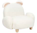 Chaise pour enfant KANNA Blanc - Fourrure synthétique - 65 x 45 x 51 cm