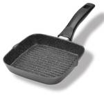 GRILL-ECKPFANNE 21998 Schwarz - Metall - 16 x 3 x 40 cm