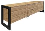 TV-Lowboard Berizo 160 Braun - Holzwerkstoff - 160 x 47 x 35 cm