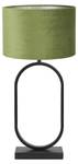 Lampe de table Jamiri/Velours Noir - Vert foncé - Vert clair