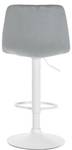 Tabouret de bar Divo Lot de 2 Gris