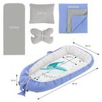 Babynestchen Set 5 teilig Blau